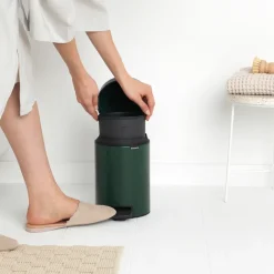 New Brabantia New Icon pedal bin 3 liter, pine Green