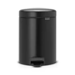 Outlet Brabantia New Icon pedal bin 5 liter, matte Black