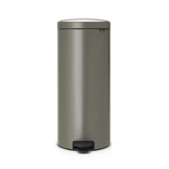 New Brabantia New Icon pedal bin 30 liter, platinum GreySilver-coloured