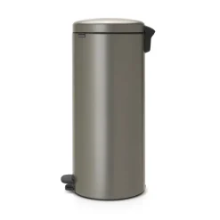 New Brabantia New Icon pedal bin 30 liter, platinum GreySilver-coloured