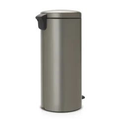 New Brabantia New Icon pedal bin 30 liter, platinum GreySilver-coloured