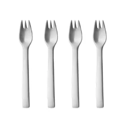 Online Georg Jensen New York cake fork, 4-pack Silver-coloured