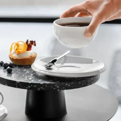 Clearance Villeroy & Boch NewMoon coffee saucer Ø17 cm, White