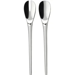 Villeroy & Boch NewMoon salad cutlery, stainless steel Silver-coloured