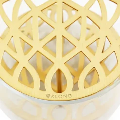 Outlet KLONG Äng vase, small, brass Gold-colouredTransparent