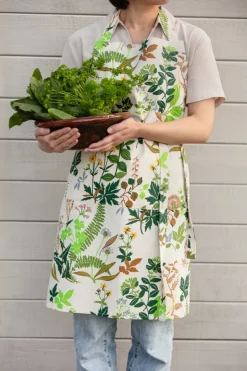 Aprons^Almedahls Ängsö island apron, -beige Multi