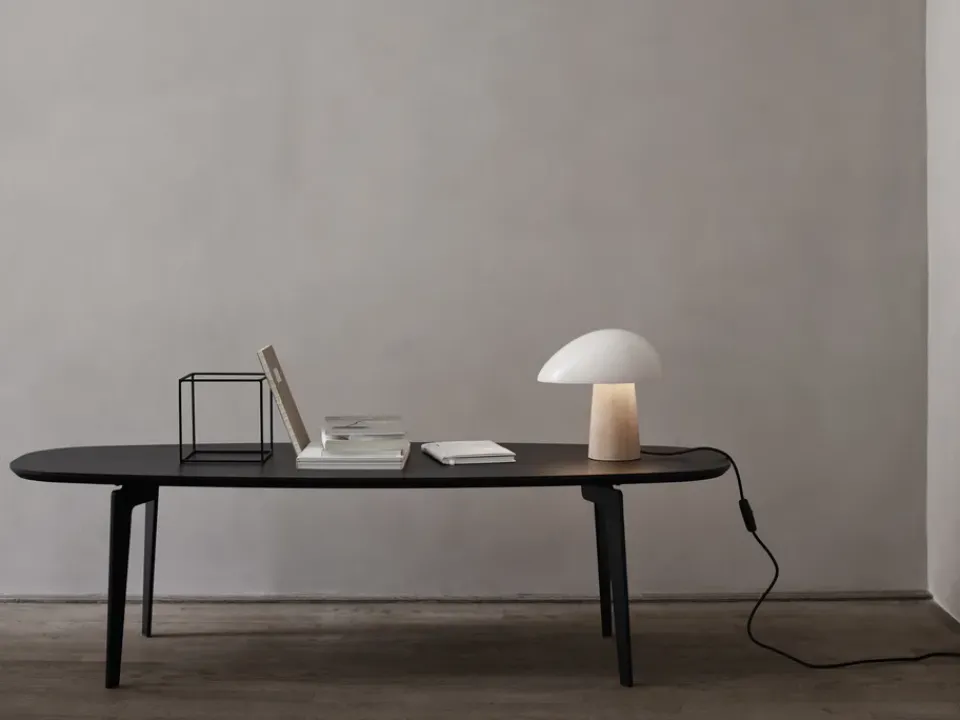 Window Lights|Bedside Lamps^Fritz Hansen Night Owl table lamp ash, Smokey White