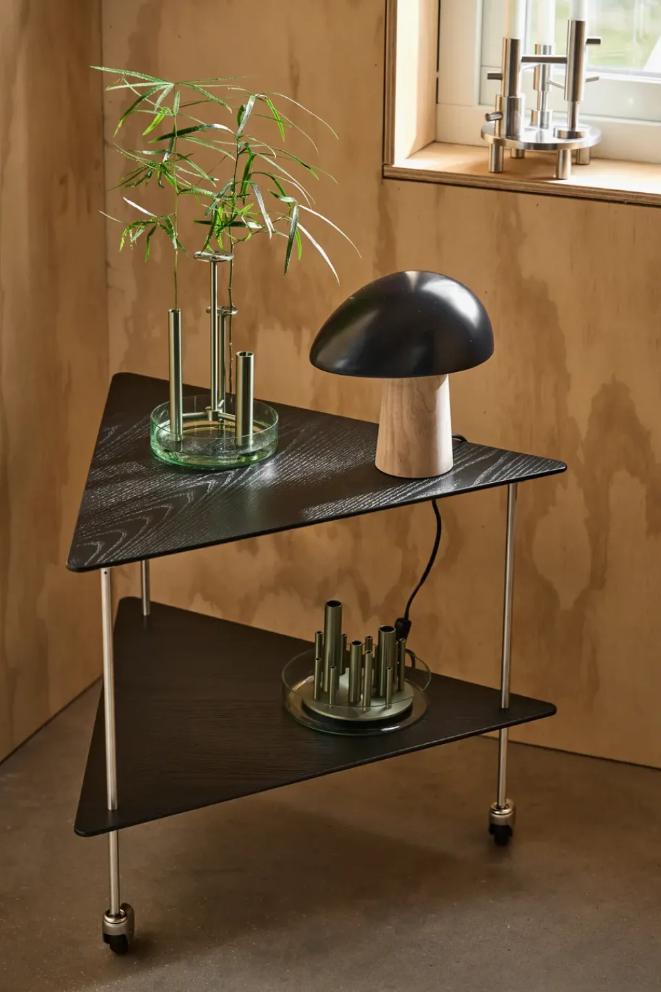 Fritz Hansen Night Owl table lamp ash, Midnight Blue