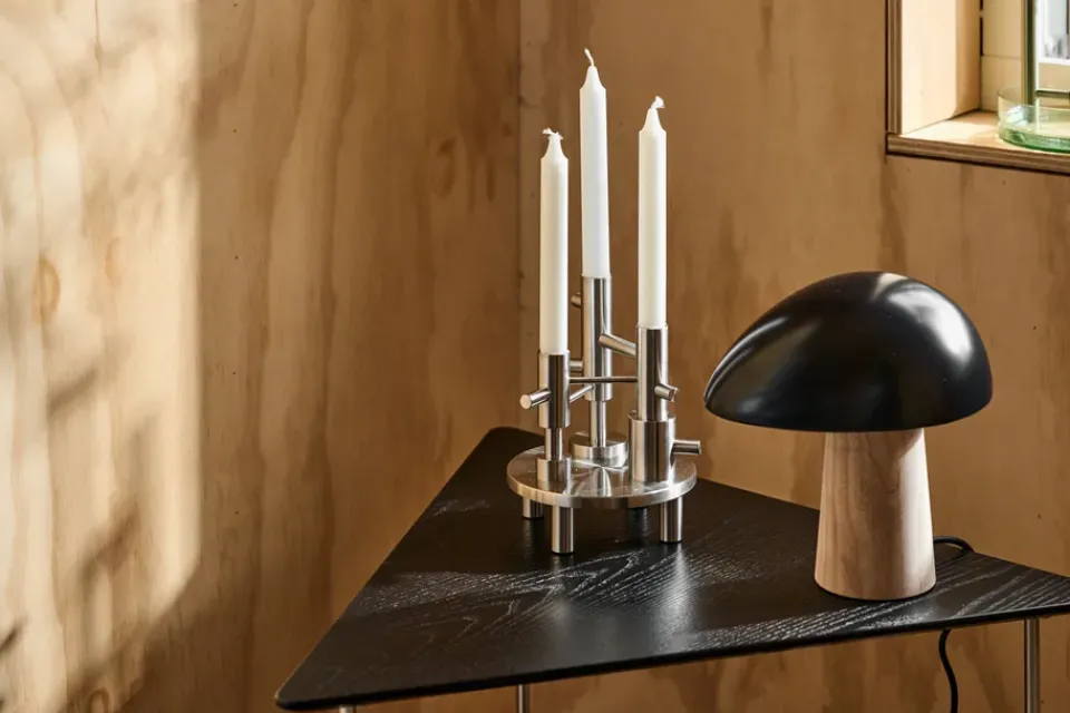 Fritz Hansen Night Owl table lamp ash, Midnight Blue