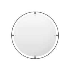 Audo Copenhagen Nimbus mirror, Bronzed brass, ø110 Brown