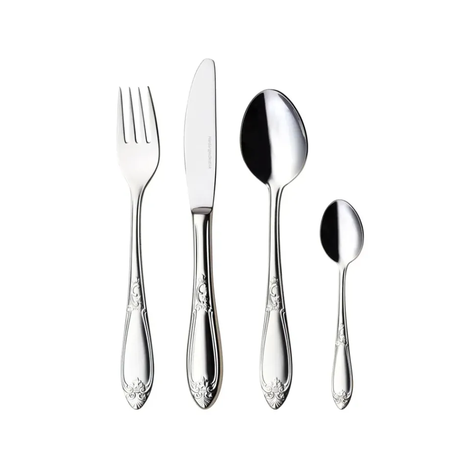 Hot Hardanger Bestikk Nina cutlery 24 pcs, stainless steel Silver-coloured