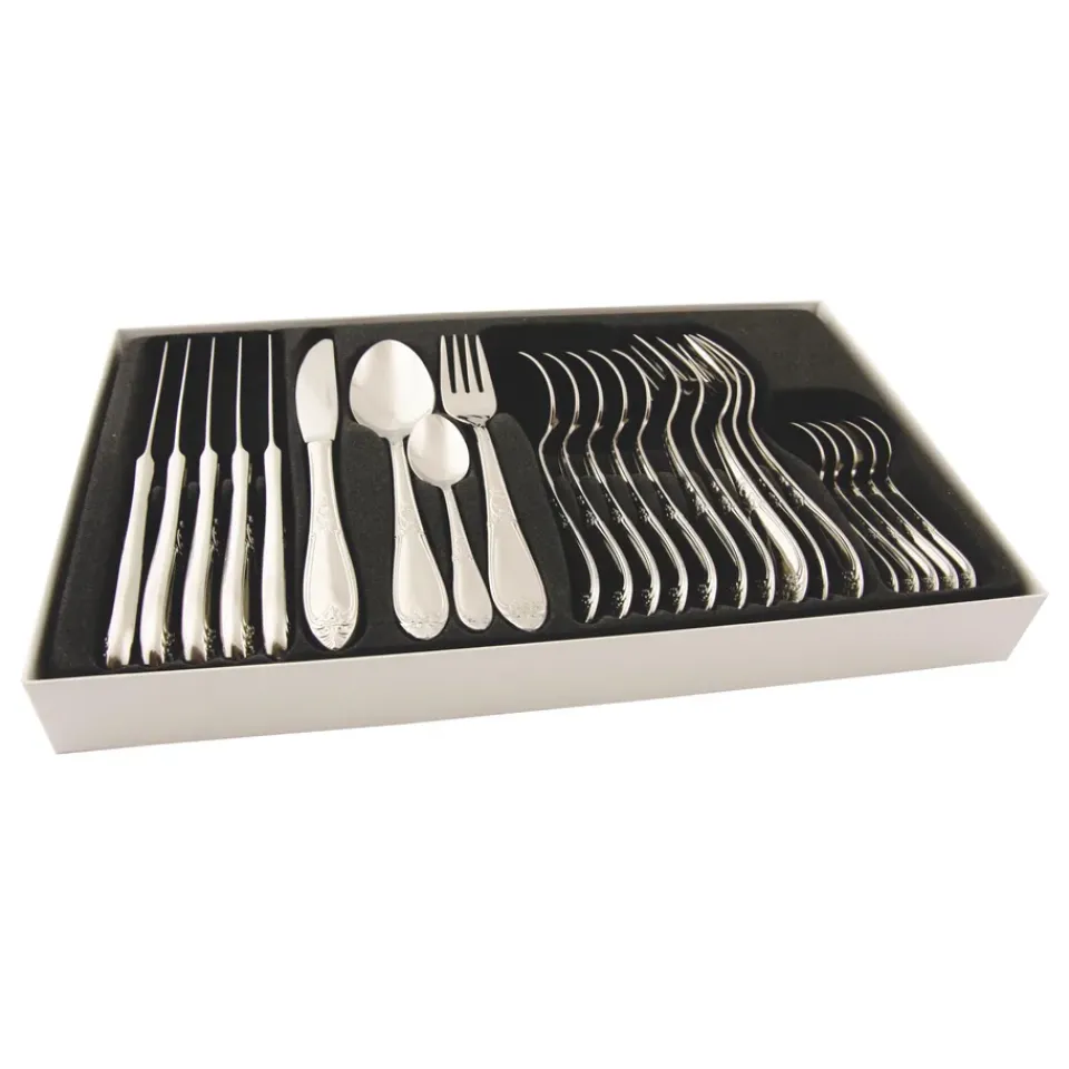 Hot Hardanger Bestikk Nina cutlery 24 pcs, stainless steel Silver-coloured