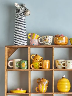 Children's Mugs^Bloomingville Nini cup 10 cl, Pink-yellow YellowPink