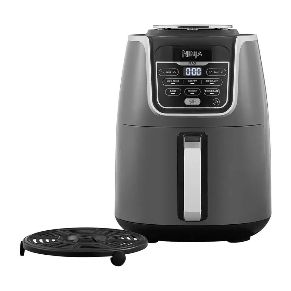 Air Fryers^Ninja AF160 Air Fryer 5.2 L, Gray Grey