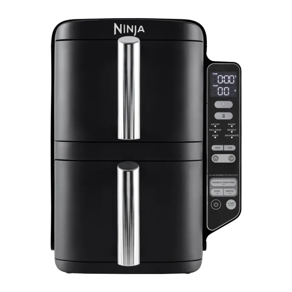 Air Fryers^Ninja Air Fryer SL300EU double stack 2 drawers 7.6 L, Black