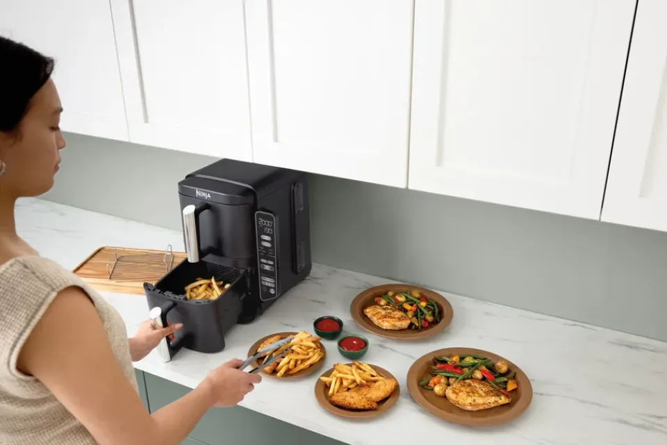 Air Fryers^Ninja Air Fryer SL300EU double stack 2 drawers 7.6 L, Black