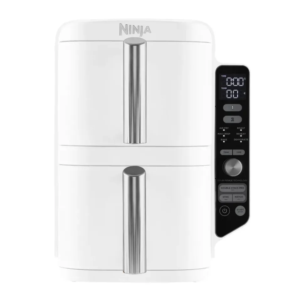 Sale Ninja Air Fryer SL400EUWH double stack XL 2 drawers 9.5 L, White