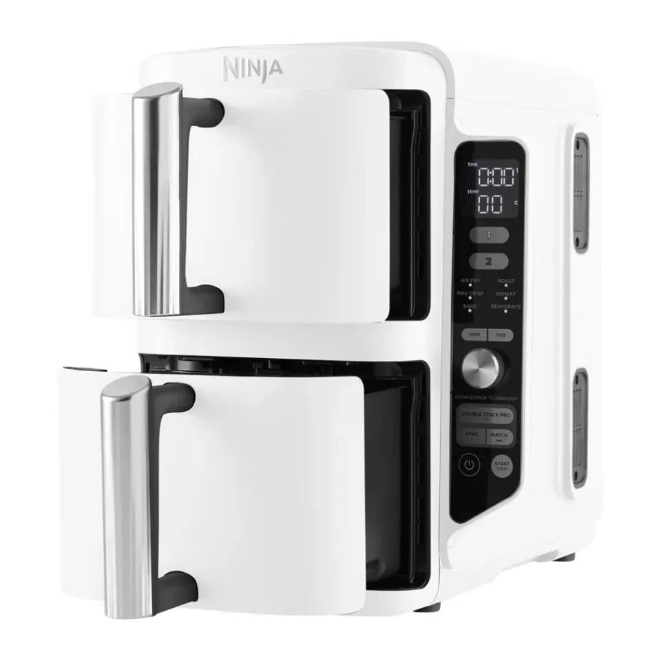 Sale Ninja Air Fryer SL400EUWH double stack XL 2 drawers 9.5 L, White