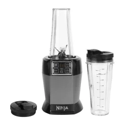 Clearance Ninja BN495 blender with Auto-iQ, Black Silver-colouredBlack