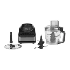 Clearance Ninja BN650 food processor with Auto-iQ, Black Silver-colouredBlack