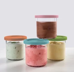 Sale Ninja CREAMi 4 extra cups 470 ml for NC300EU, Blue/pink/green/brown BluePinkGreenBrown