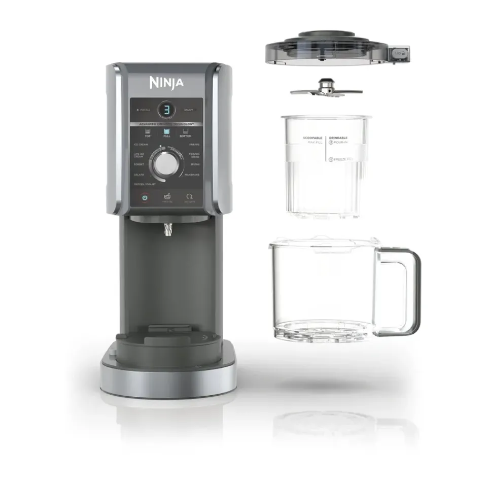 Ninja CREAMi deluxe NC502EU ice cream and dessert maker, Black