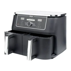Air Fryers^Ninja Foodi AF400 Air Fryer Max Dual Zone 9.5 L, Black