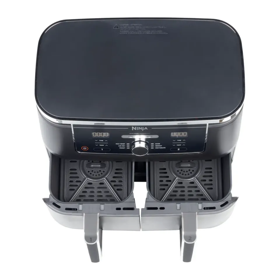 Air Fryers^Ninja Foodi AF400 Air Fryer Max Dual Zone 9.5 L, Black