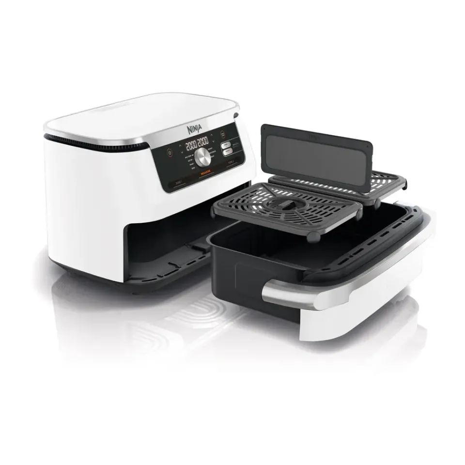 Air Fryers^Ninja Foodi Air Fryer AF500EUWH FlexDrawer 10.4 L, White