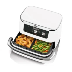 Air Fryers^Ninja Foodi Air Fryer AF500EUWH FlexDrawer 10.4 L, White
