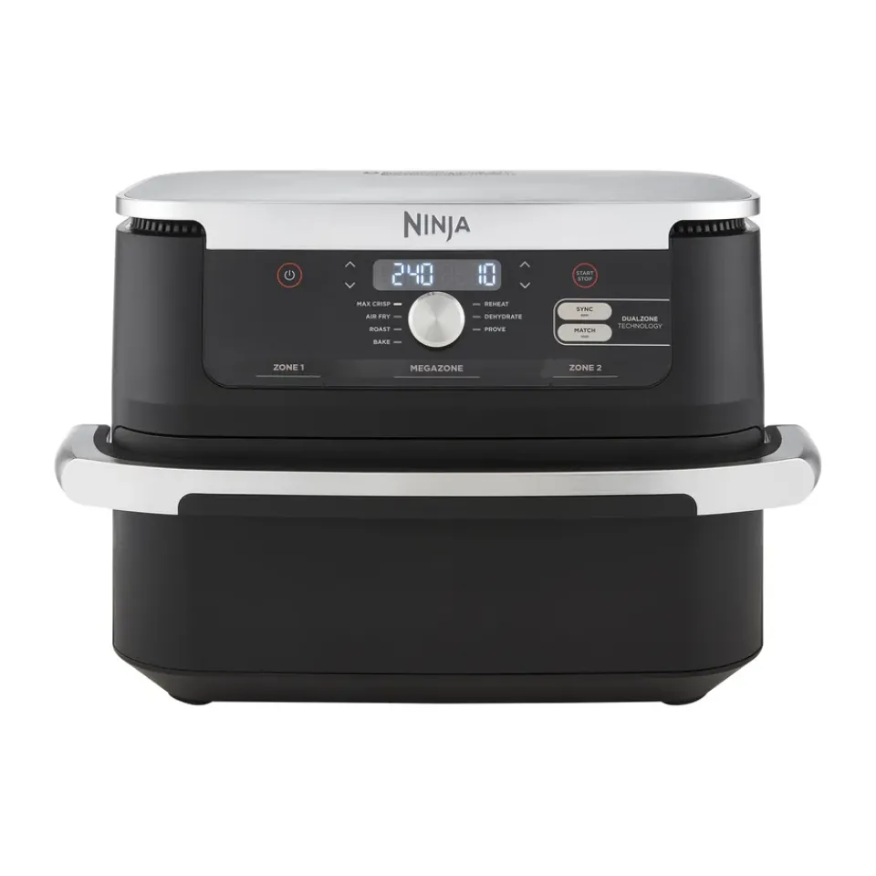 New Ninja Foodi Air Fryer AF500EU FlexDrawer 10.4 L, Black