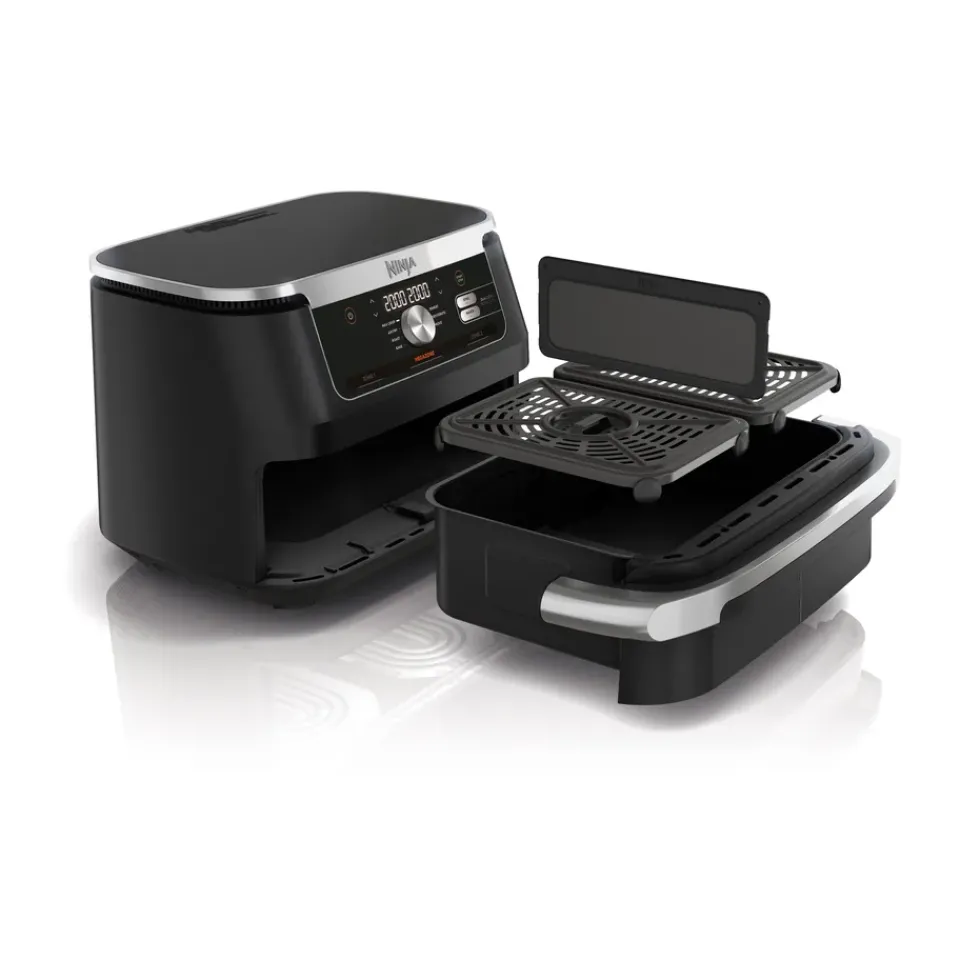 New Ninja Foodi Air Fryer AF500EU FlexDrawer 10.4 L, Black