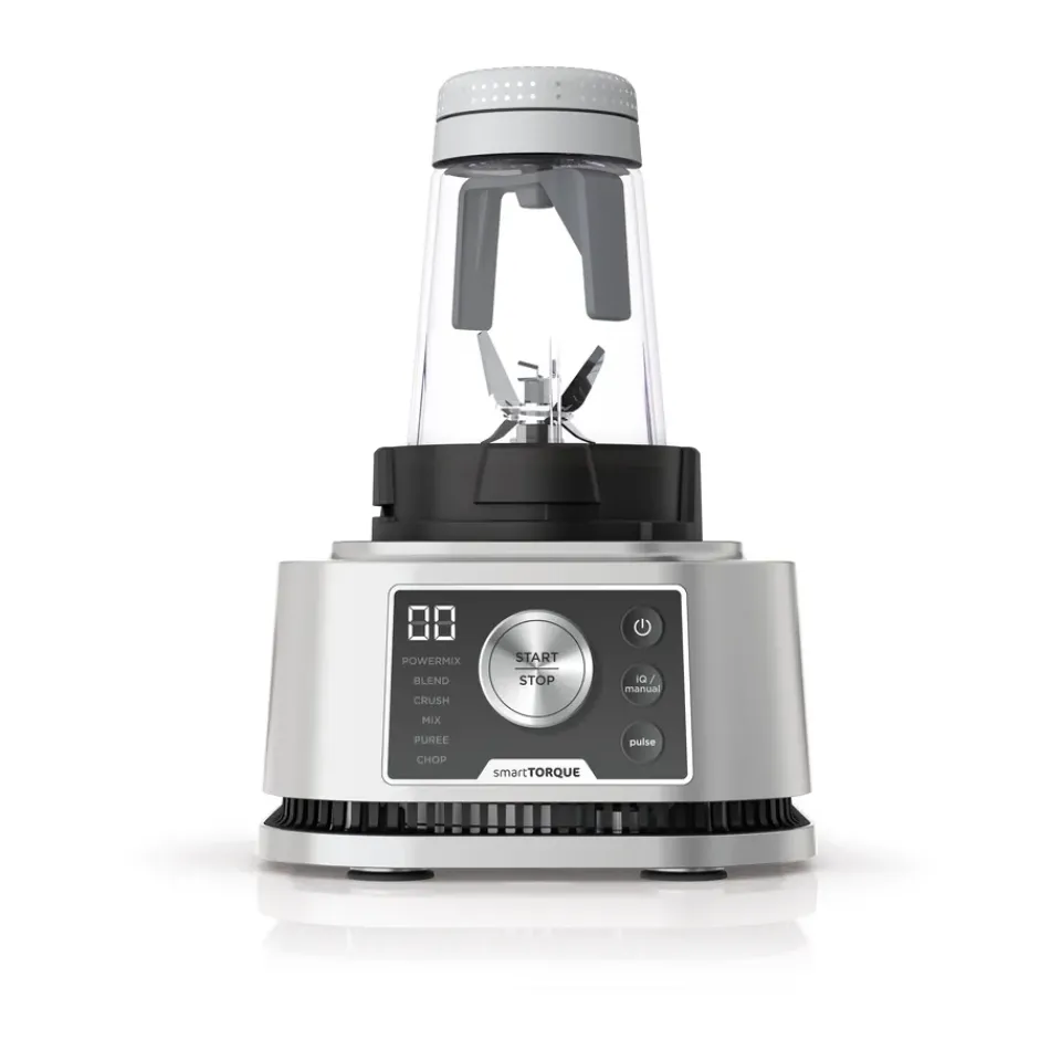 Blenders^Ninja Foodi CB350 3-in-1 Power Nutri blender, Stainless steel Silver-colouredBlackTransparent