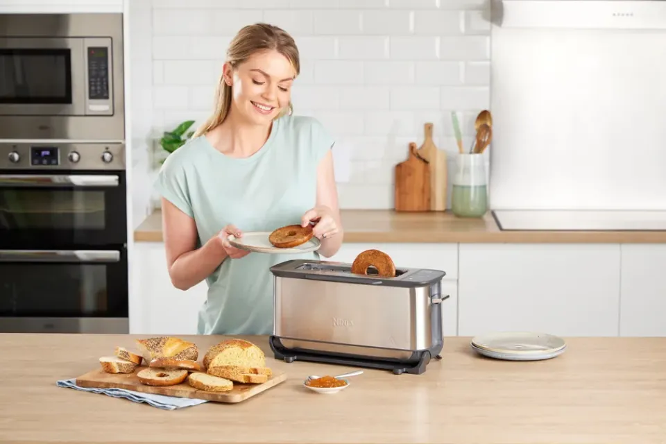 Outlet Ninja Foodi grill and panini press ST202EU 3-in-1, Stainless steel Silver-coloured