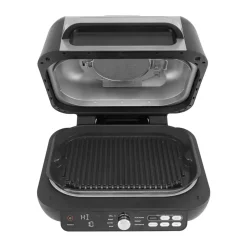 Air Fryers^Ninja Foodi Pro AG651 electric grill & air fryer 7-in-1, Black Silver-colouredBlack