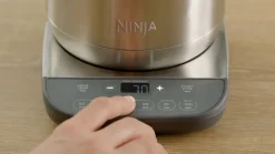 Electric Kettles^Ninja KT201 kettle with temperature setting 1.7 L, Stainless steel silver Silver-coloured