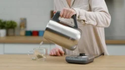 Electric Kettles^Ninja KT201 kettle with temperature setting 1.7 L, Stainless steel silver Silver-coloured