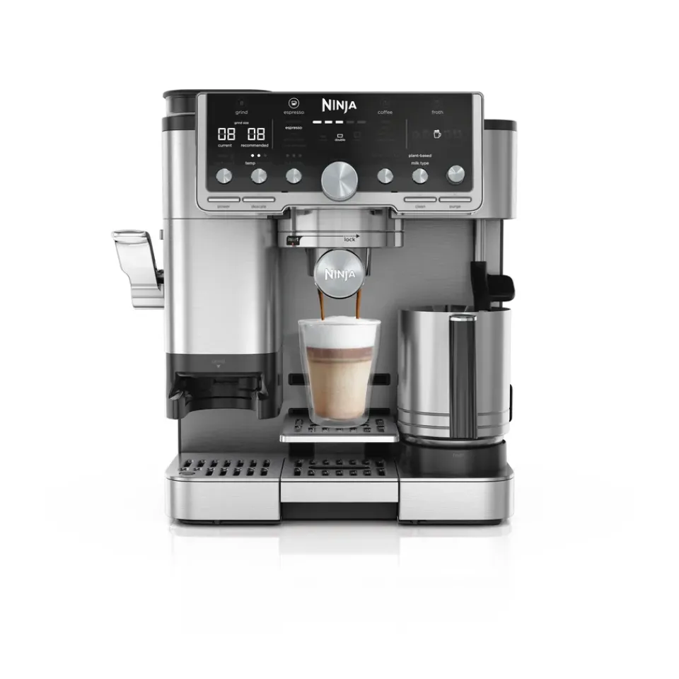Coffee Machines^Ninja Luxe café pro series 3-in-1 espresso machine, Stainless steel Silver-coloured