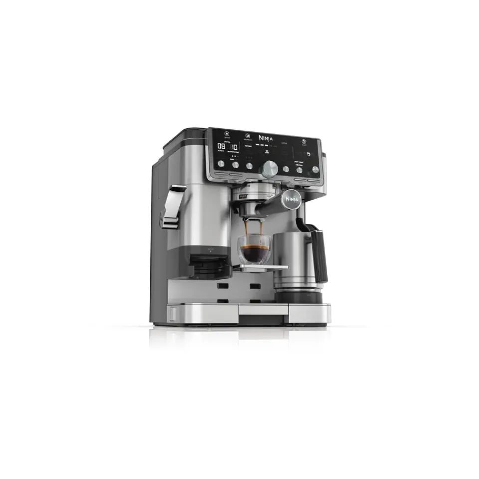 Coffee Machines^Ninja Luxe café pro series 3-in-1 espresso machine, Stainless steel Silver-coloured