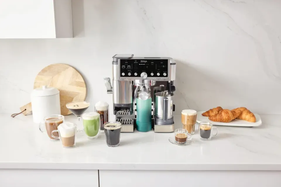 Coffee Machines^Ninja Luxe café pro series 3-in-1 espresso machine, Stainless steel Silver-coloured