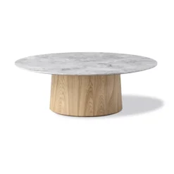 Hot Fredericia Furniture Niveau coffee table Ø110cm, Tundra -ash oil treated Grey