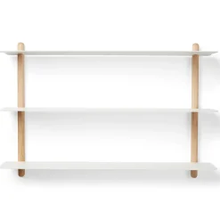 Shelves & Shelving Systems|Shelves & Shelving Systems^Gejst Nivo shelf A, Light oak- White