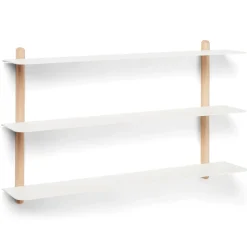 Shelves & Shelving Systems|Shelves & Shelving Systems^Gejst Nivo shelf A, Light oak- White