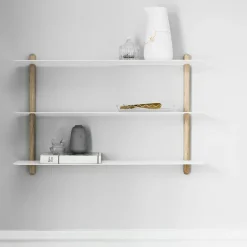 Shelves & Shelving Systems|Shelves & Shelving Systems^Gejst Nivo shelf A, Light oak- White