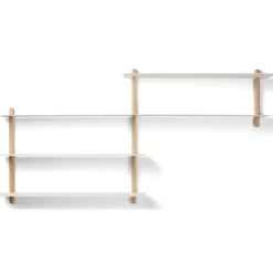 Shelves & Shelving Systems|Shelves & Shelving Systems^Gejst Nivo shelf B, Light oak- White
