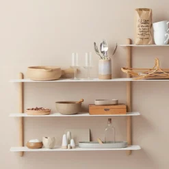 Shelves & Shelving Systems|Shelves & Shelving Systems^Gejst Nivo shelf B, Light oak- White