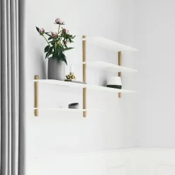 Shelves & Shelving Systems|Shelves & Shelving Systems^Gejst Nivo shelf B, Light oak- White