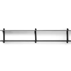 Gejst Nivo shelf C, -stained ash room- Black