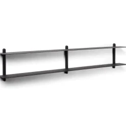 Gejst Nivo shelf C, -stained ash room- Black