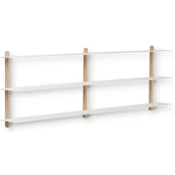 Shelves & Shelving Systems|Shelves & Shelving Systems^Gejst Nivo shelf D, Light oak- White